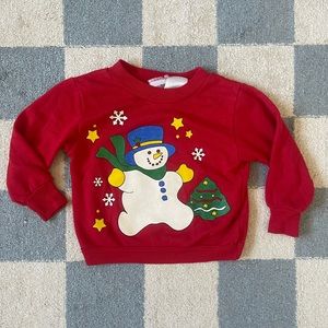 Vintage Christmas/Winter Pullover